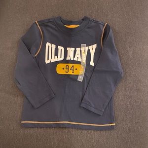 NWT. BOYS-4T LONG-SLEEVE SHIRT